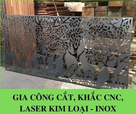 Gia công Cắt, Khắc CNC, Laser Kim Loại - INOX