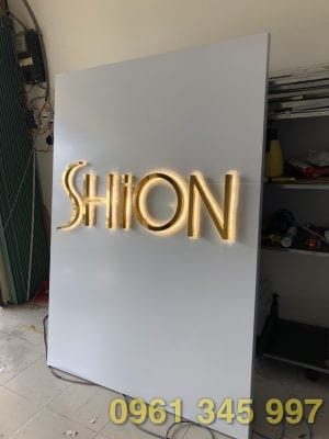 Chữ inox đ&egrave;n led