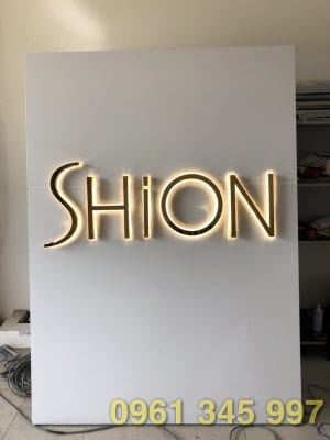 Chữ inox đ&egrave;n led