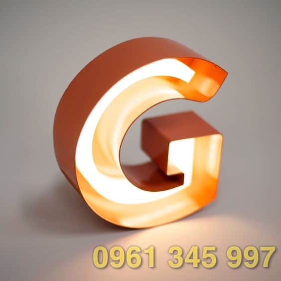 Chữ inox đèn led - Công ty TNHH dịch vụ quảng cáo Anh Tuấn