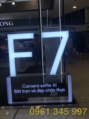 Chữ inox đ&egrave;n led