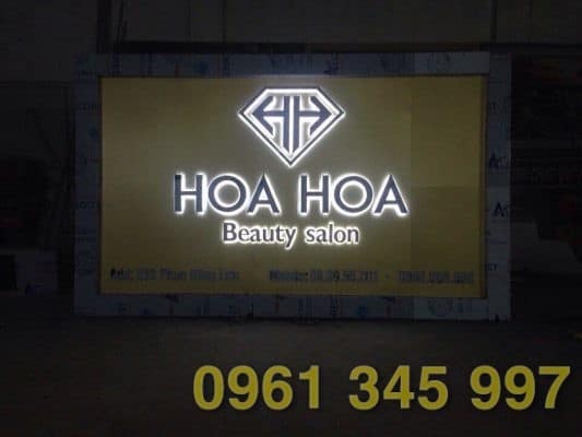 Chữ inox sáng chân Chữ inox sáng chân