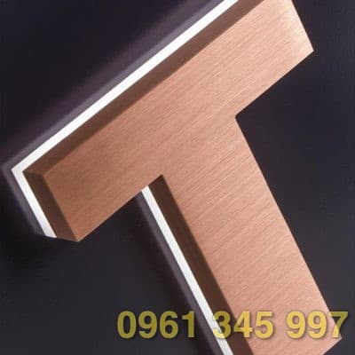 Chữ inox sáng chân Chữ inox sáng chân