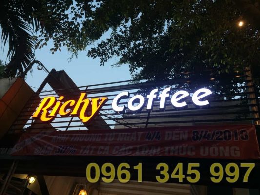 Làm bảng hiệu quán cafe đẹp để thu hút nhiều khách hơn Làm bảng hiệu quán cafe đẹp để thu hút nhiều khách hơn