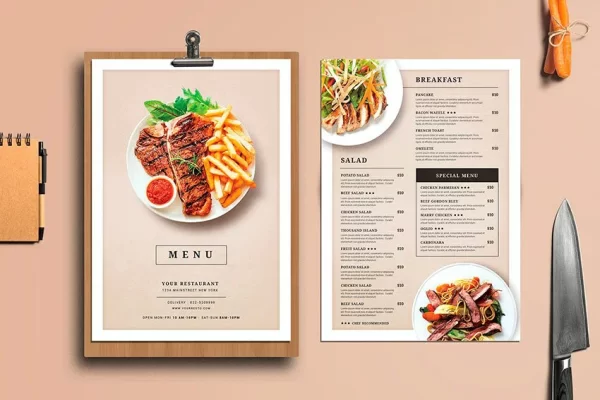 Cách tạo menu cho nhà hàng của bạn